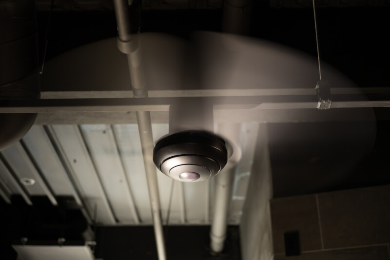 SAUNA MONKEYのHeavenに設置された送風用の天井ファン